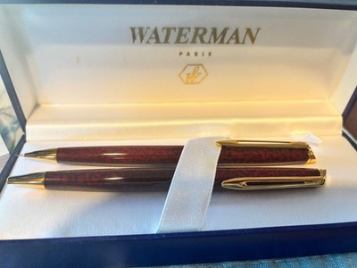 waterman hemisphere ballpoint pen and pencil set