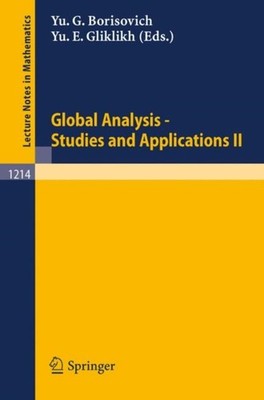 Borisovich - Global Analysis. Studies and Applications II - New paperb - X555z
