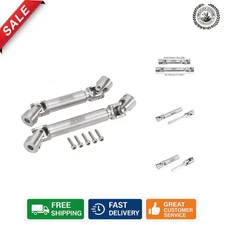 Adjustable Dual Drive Shaft Set for Axial C10/JLU Bronco RC Cars - Easy Install