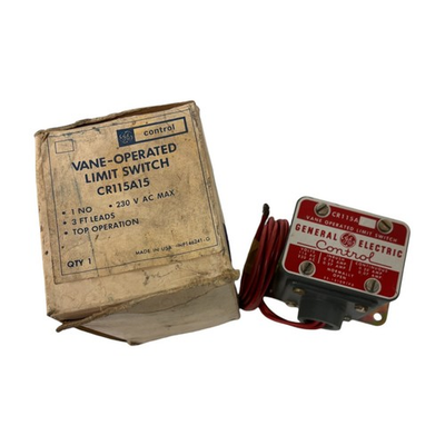 #ad #ad GE CR115A15 Vane Operated Limit Switch Automation 230VAC 1NO 3ft Leads New $229.99
