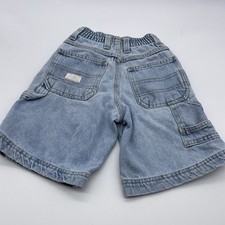 Y2K Vintage 90s Mission Blues Shorts Cargo Baggy Wide Skater Rave Size 5 R