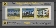 321 &Ouml;sterreich ME 3 Block Fusionierung der Raika STOCKERAU und HOLLABRUNN N&Ouml; **