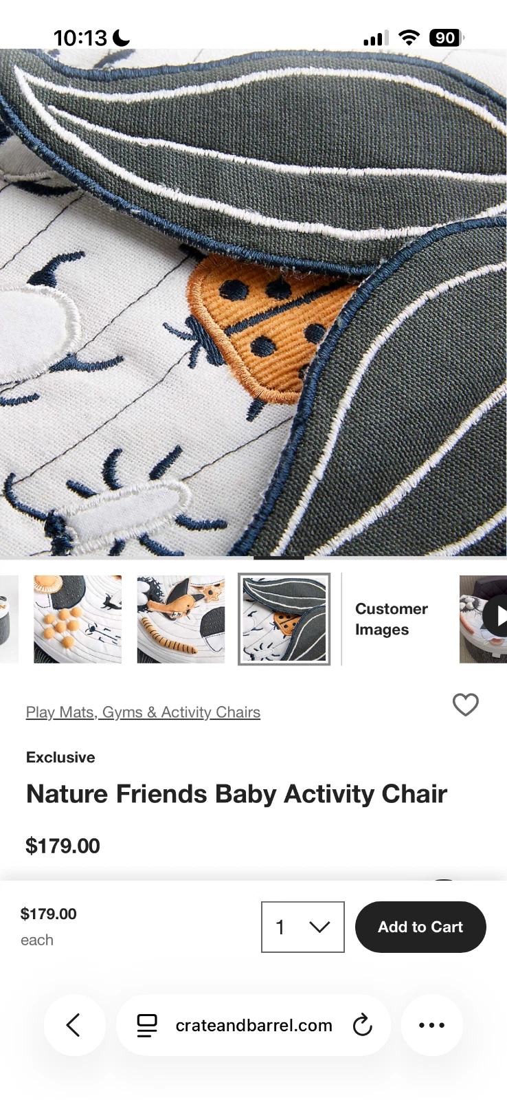 Crate & Kids Nature Friends Baby Activity Chair - Thumbnail 2