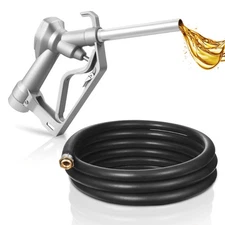VEVOR 3/4 in NPT Automatic Fuel Nozzle 0.78 in Spout Gas Nozzle with 10 ft Hose