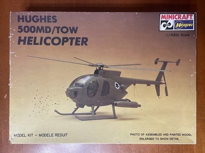 Hughes 500 MD/TOW - Minicraft 1/48 Scale Unassembled Attack Helicopter Kit#1204