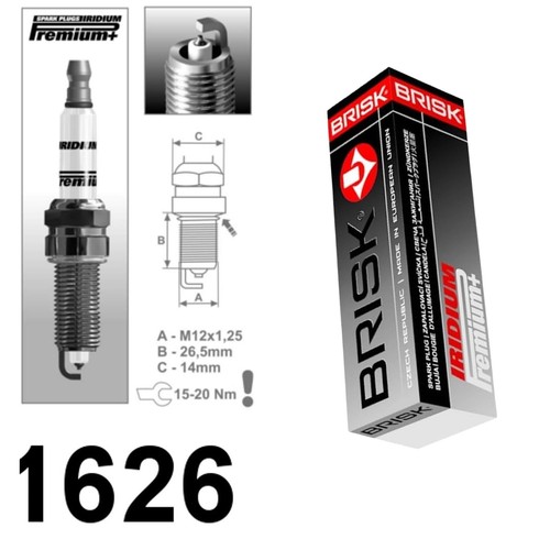 Bougie D'Iridium Premium Pour CITROEN CITROEN C4 1.400 65KW Moteur KFU - Photo 5/8