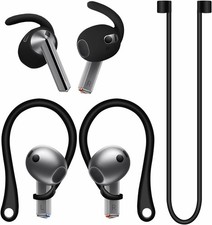 Galaxy Buds 3 Anti-Slip Kit Replacement Ear Hooks Sport Tips Black