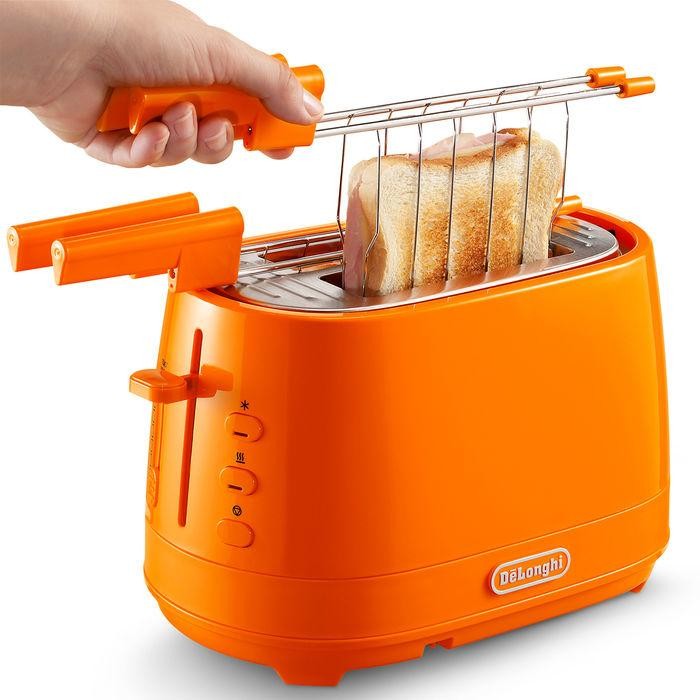 Tostapane De Longhi 2 Fette: L'Arancione che Illumina la tua Cucina
