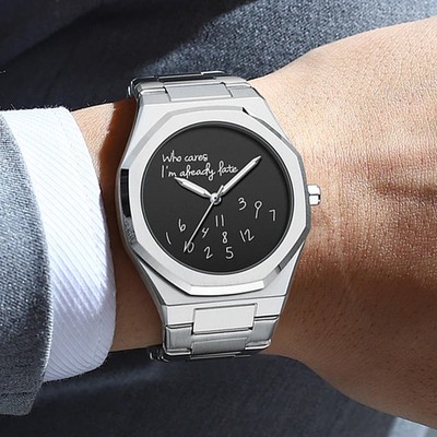 Men's IM ALREADY LATE Fashion Luxurious Watch Classic Business Funny