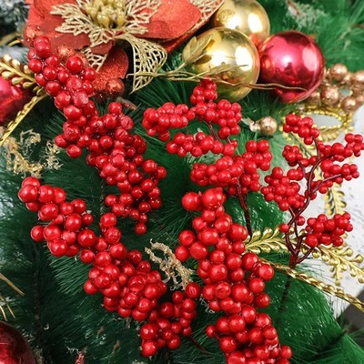 Künstliche Beeren Zweig Dekoration Weihnachtsbaum HausParty