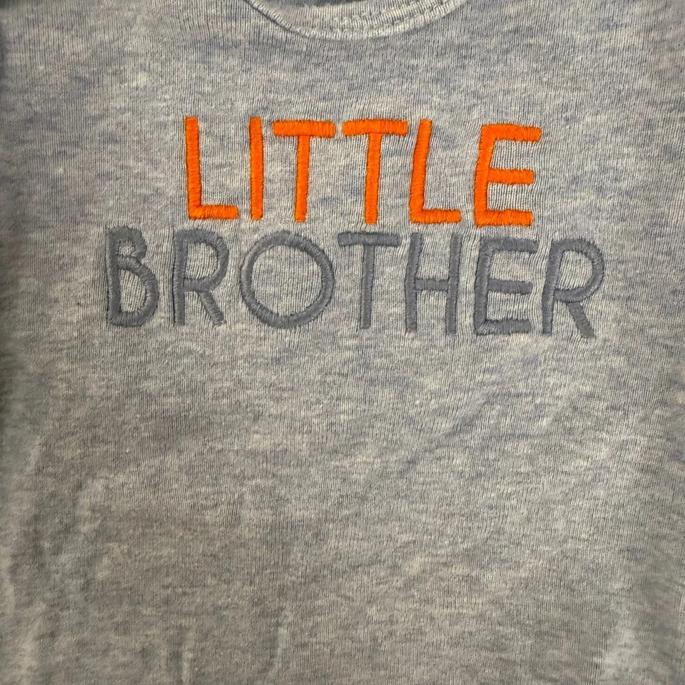 Camiseta y dormir "Little Brother" para bebé recién nacido Foto 3 de 4