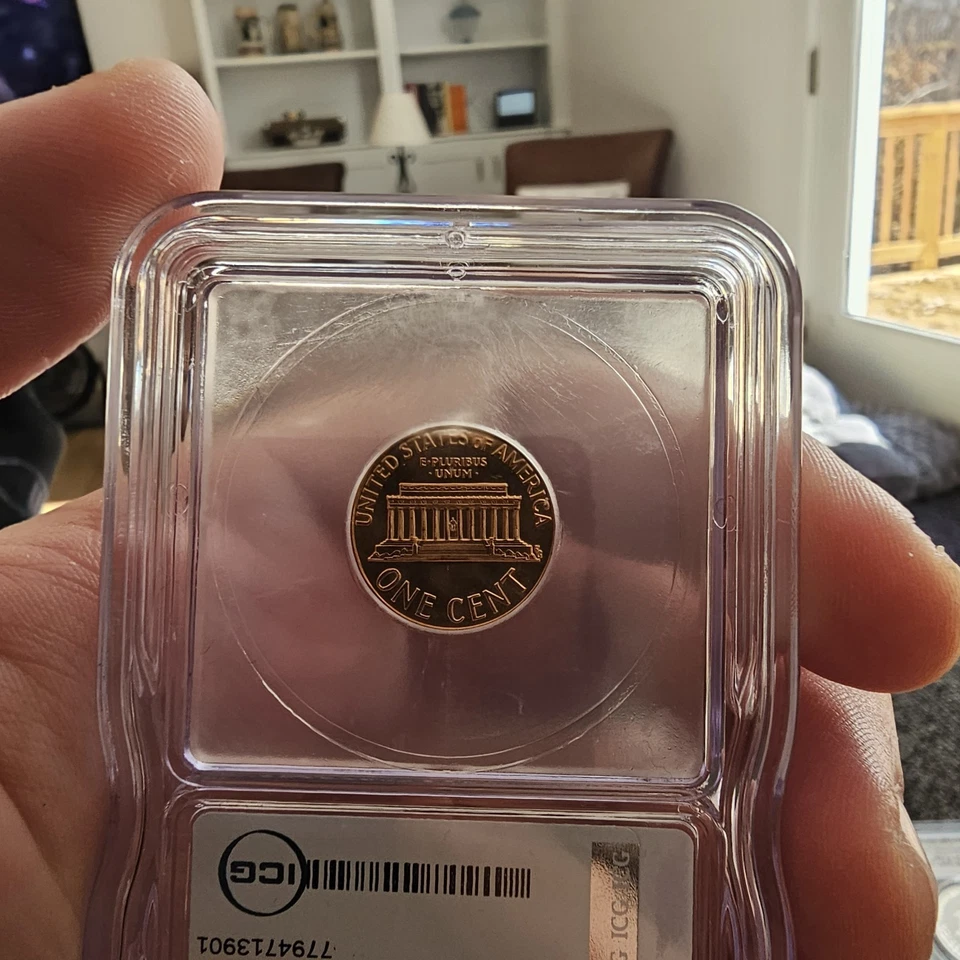 1973 Lincoln Cent ICG MS67 RD (RARE) AUSTIN HUTTO SIGNED Top Pop! - Image 2 of 2