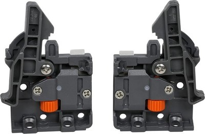 6 Pairs of DTC Undermount Drawer Left & Right Locking Device Set, Gray 
