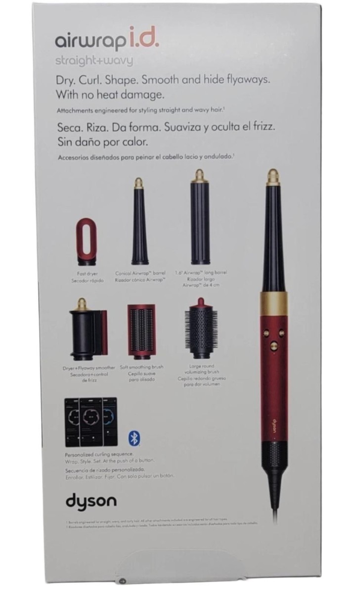 Dyson Airwrap i.d. Multi-styler & Dryer Straight+Wavy - Red Velvet