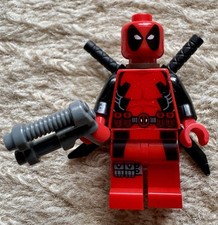 LEGO Marvel sh032 Deadpool Minifigure From Set 6866  Mint Condition Very Rare