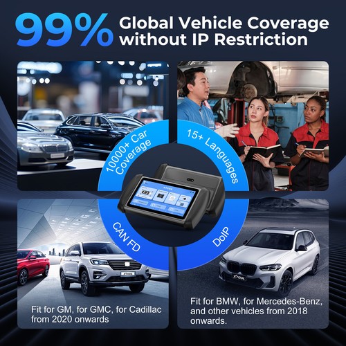 XTOOL IP819 Bidirectional Scanner Full System Diagnostic ECU Coding KEY Program - Picture 11 of 12