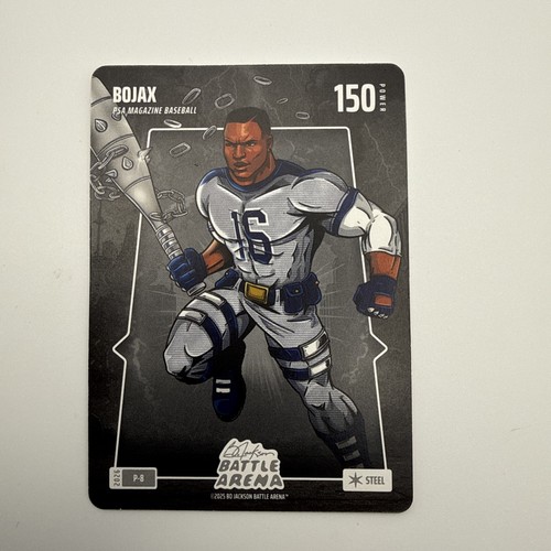 Bojax PSA Magazine Baseball Ltd Edition 2025 Bo Jackson Battle Arena P-8 Steel