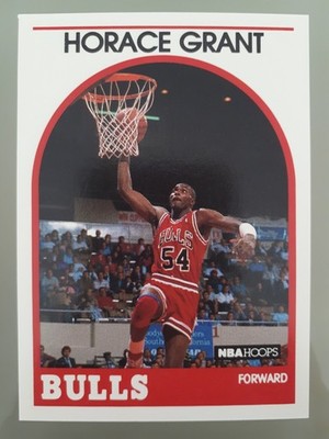 1989-90 NBA Hoops Horace Grant #242 Chicago Bulls Basketball