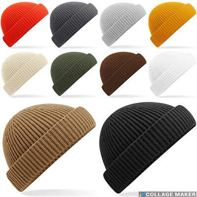 Beechfield Harbour Beanie CB383R Strickmütze Wintermütze Herren Damen Mütze