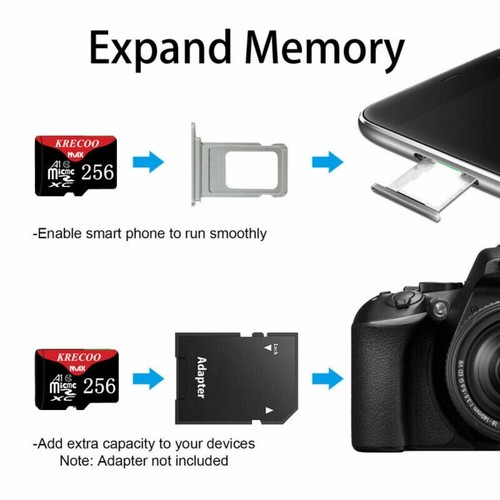Micro SD Memory Card 256GB Ultra Fast Class 10 TF Card Mobile Phone Tablet Lot - Picture 6 of 17