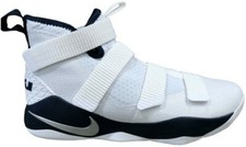 Nike LeBron Soldier XI 11 Promo Basketball Shoes White Navy Size 17.5 943155 109