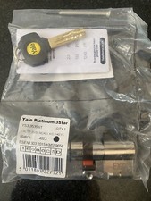 Yale uPVC Door Lock Thumbturn Platinum Euro Cylinder TS007 3 * Star Anti Snap