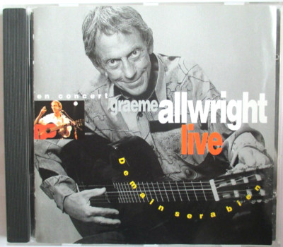 GRAEME ALLWRIGHT - SELTENE CD ''IN CONCERT'' (MORGEN WIRD GUT) - LIVE