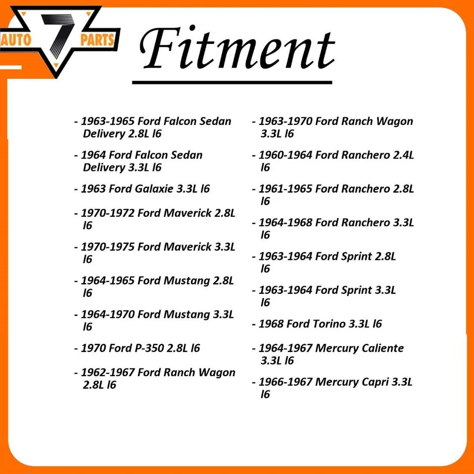 Водяной насос двигателя GMB подходит для Ford 300 1963-1963 - Изображение 3 из 4