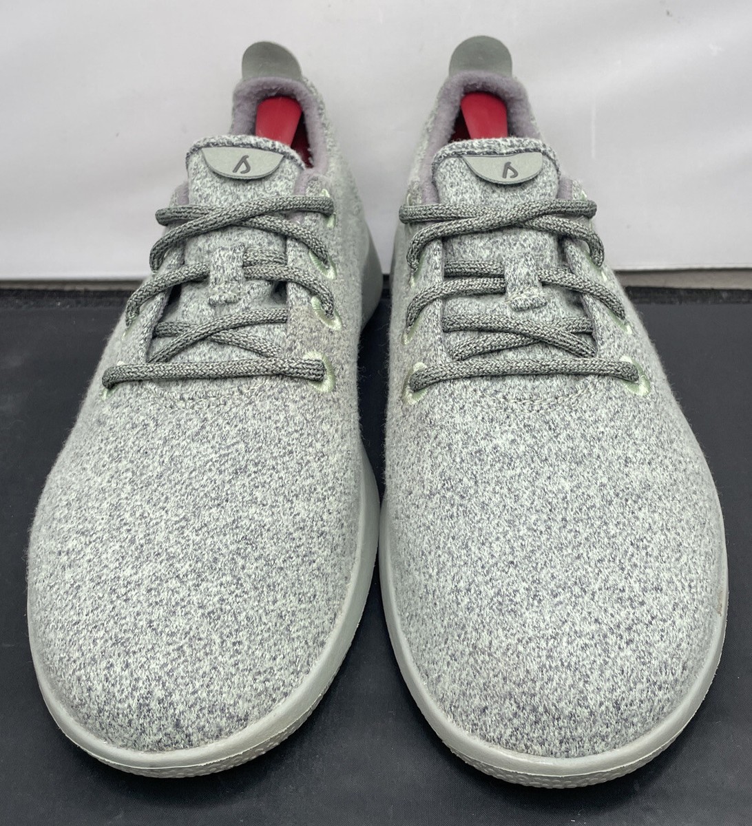 Allbirds Mens Size 11 Wool Runners Shoes Hazy Pine Gray Green