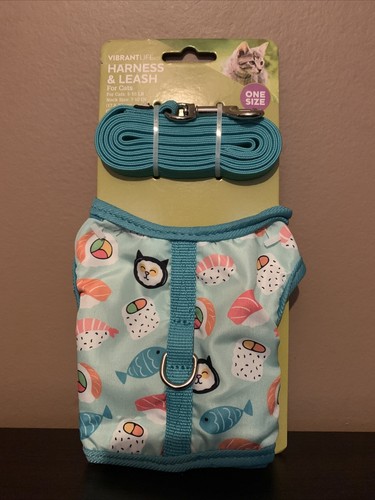 vibrant life harness and leash for cats