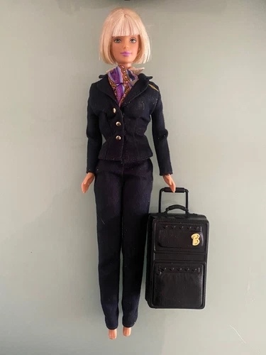 Vintage Mattel Barbie Doll - Pilot / Air Hostess & Accessories
