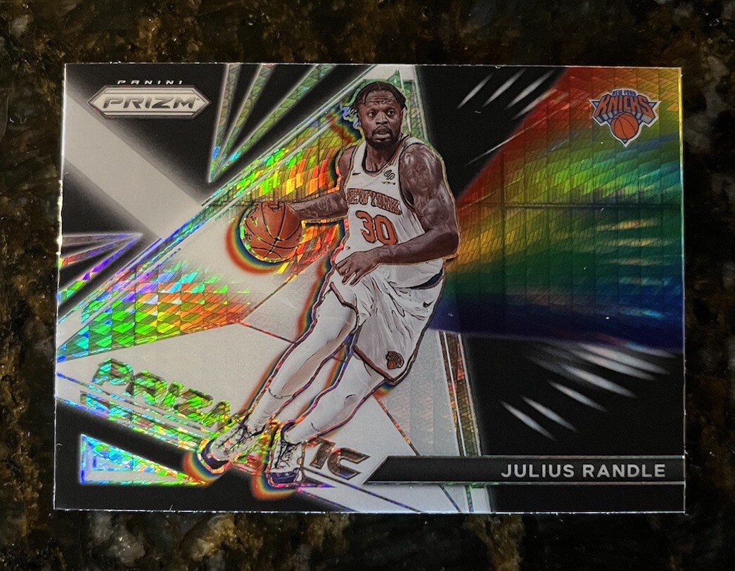 Julius Randle 2021-22 Prizm Hyper Prizmatic #22 New York Knicks