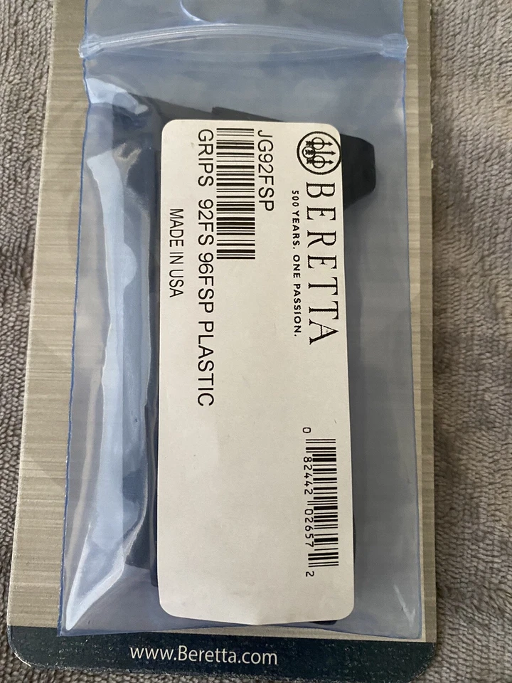 BERETTA OEM Factory Plastic Grips 92/96 Series Pistols 92F 92FS M9 JG92FSP NEW - Image 3 of 3