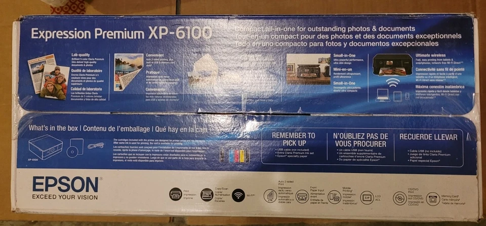 Epson Expression Premium XP-6100 All-In-One Inkjet Printer Brand NEW - Image 3 of 3