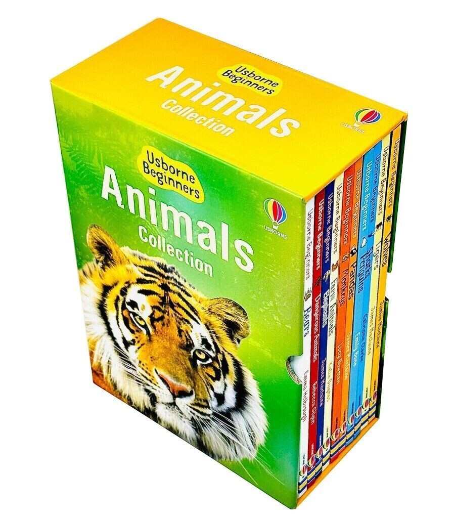 Usborne Beginners Animals Series 10 Books Collection Box Set