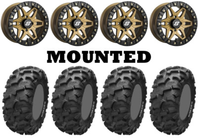 Kit 4 ITP Blackwater Evolution 30x10-14 on Split Six Beadlock Bronze 6 POL