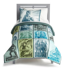 NEW 5-pc Twin Star Wars Mandalorian Bed Set Comforter, Sheets, Sham, Pillowcase