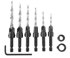Irwin Tools 1882792  SPEEDBOR Countersink Wood Drill Bit, 8-Piece