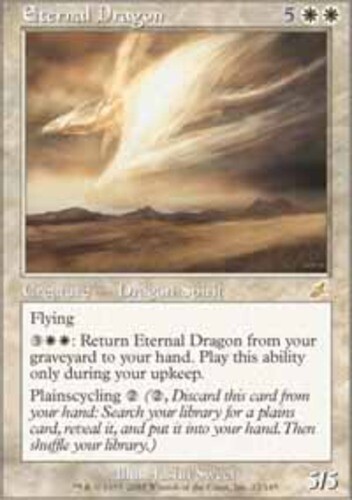 Eternal Dragon - Foil Scourge Lightly Played, English - MTG
