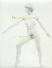 NU FÉMININ vers 1970 grande photo 23 x 18 cm