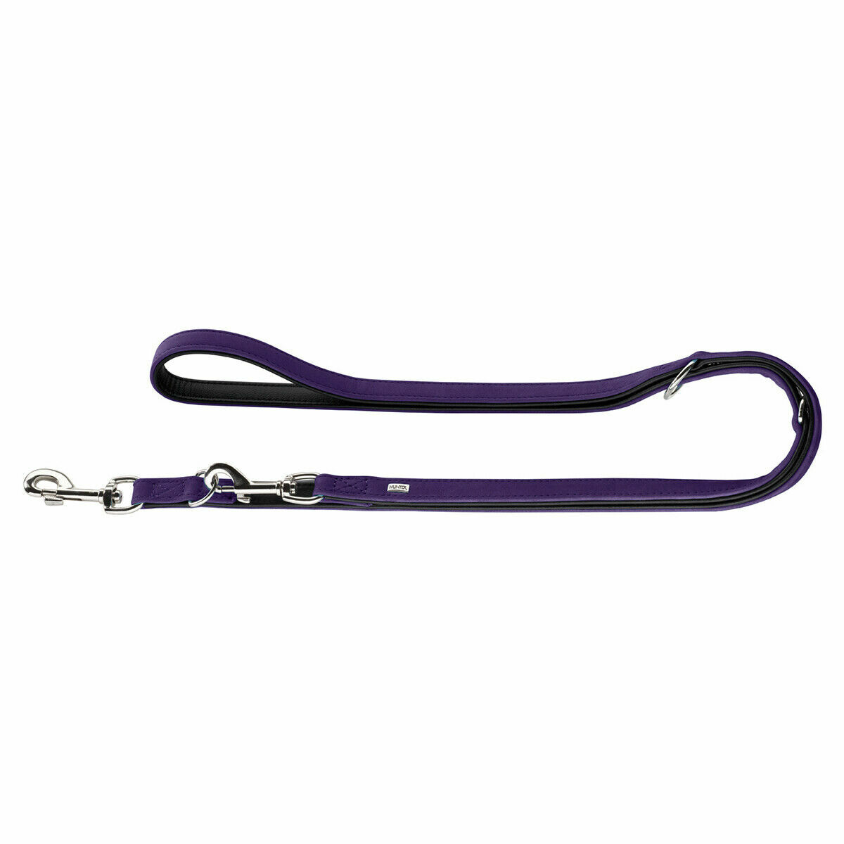 Laisse en cuir Hunter Provence violette, parfaite pour vos balades en ville