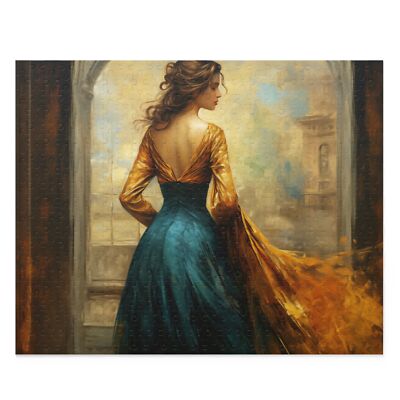 lisa in golden dress Wooden Puzzle Harry Potter™ Severus Snape • Woods Story main image 0