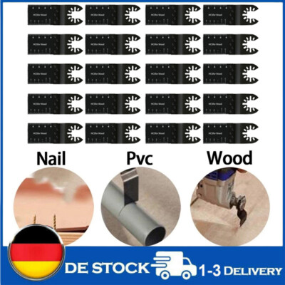 20 Sägeblatt Vibrationssäge Tauchsägeblatt Multitool Zubehör Set Bi Metall Säge