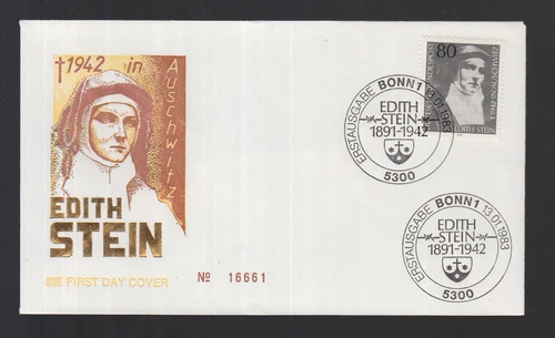 Federal Republic of Germany FDC 1983-Edith Stein victims of the Holocaust