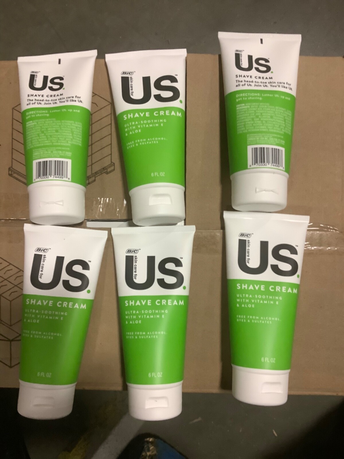 6 BIC Us. Unisex Shave Cream For Men & Women 6 OZ eBay