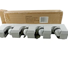 NEW IN BOX MAGIC HOLDER 4 SLOT BROOM & MOP ORGANIZER w SCREWS