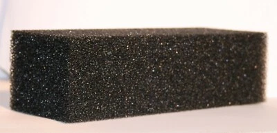 KARLIE - FLAMINGO 5 Stück Uni Ersatzschwämme für Aquarienfilter grob schwarz 220 x 85 x 60mm 20ppi