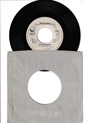 7 '' Peter Gabriel shock the monkey - soft dog