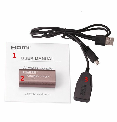 HDMI Wireless Wifi Display Adapter Screen Mirror for iPhone Android Phone to TV - Picture 10 of 10