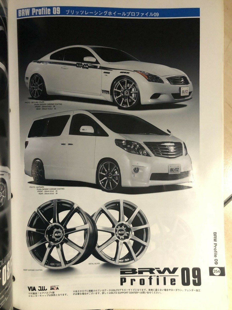 ONE(1) Japanese wheel BLITZ BRW Profile 09 R20x9.0J 5X114.3 ONE(1) Japanese wheel BLITZ BRW Profile 09 R20x9.0J 5X114.3